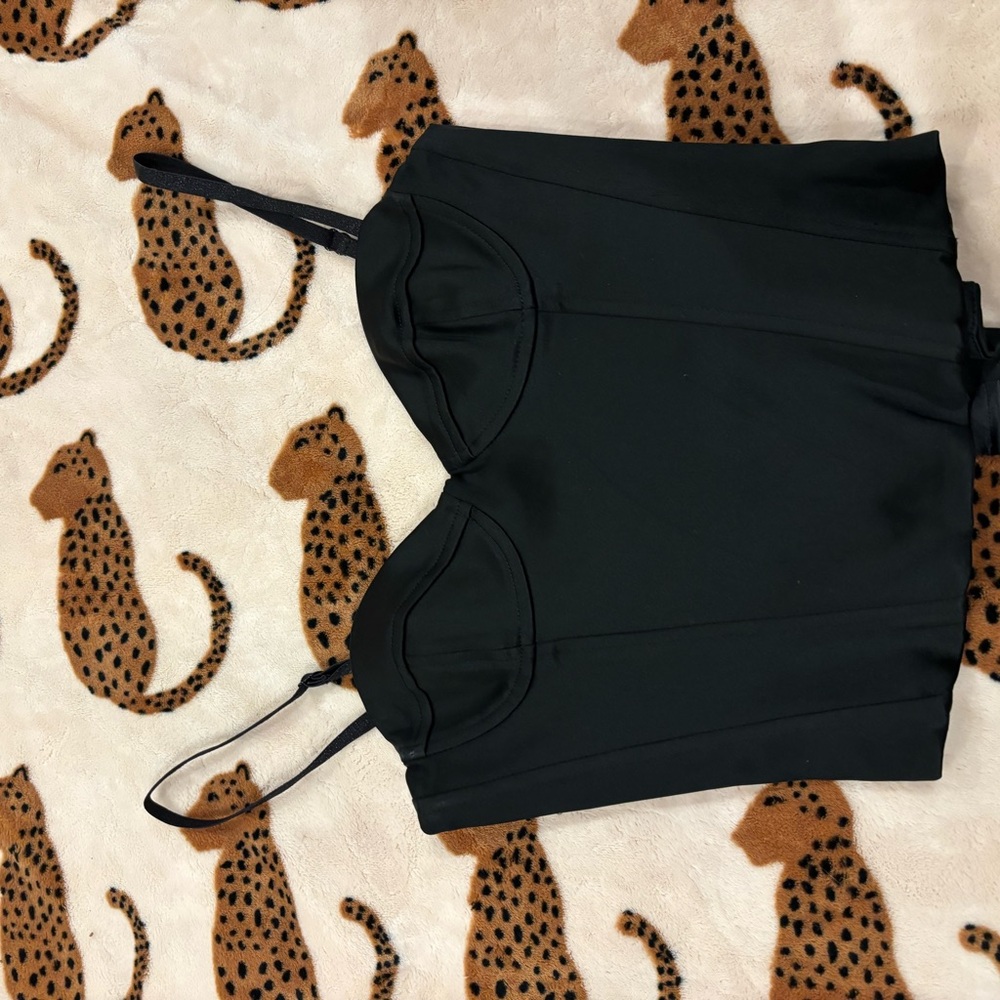Aritzia Black Crop Top